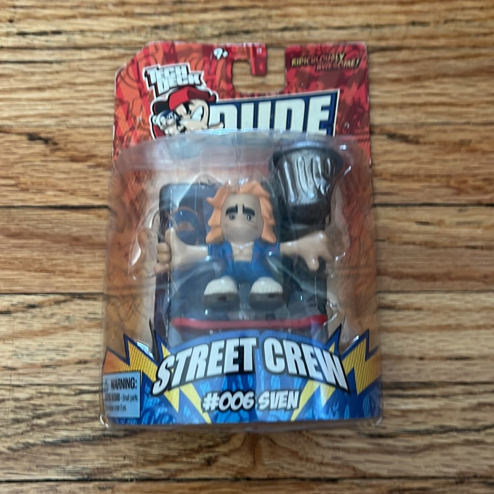 Tech Deck Dude Street Crew / 006 / 2008 / Sven / New Sealed